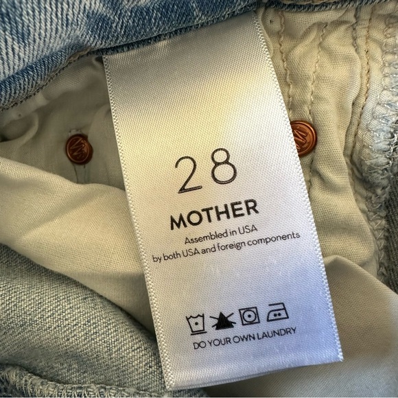 Mother Jeans The Tripper Cut Flowers Sz 28 - Picture 10 of 15